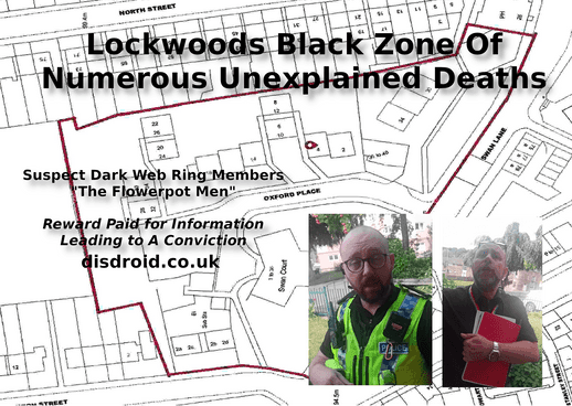 The "Black Zone" of unexplained deaths near and around Swan Court, Huddersfield